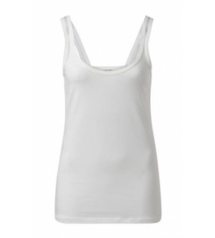 cotton singlet with split...