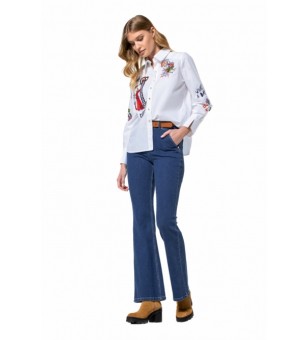 comfortabele bootcut jeans,...