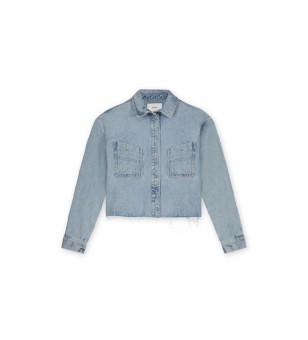 cropped denim jacket