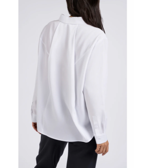 modern white blouse with...